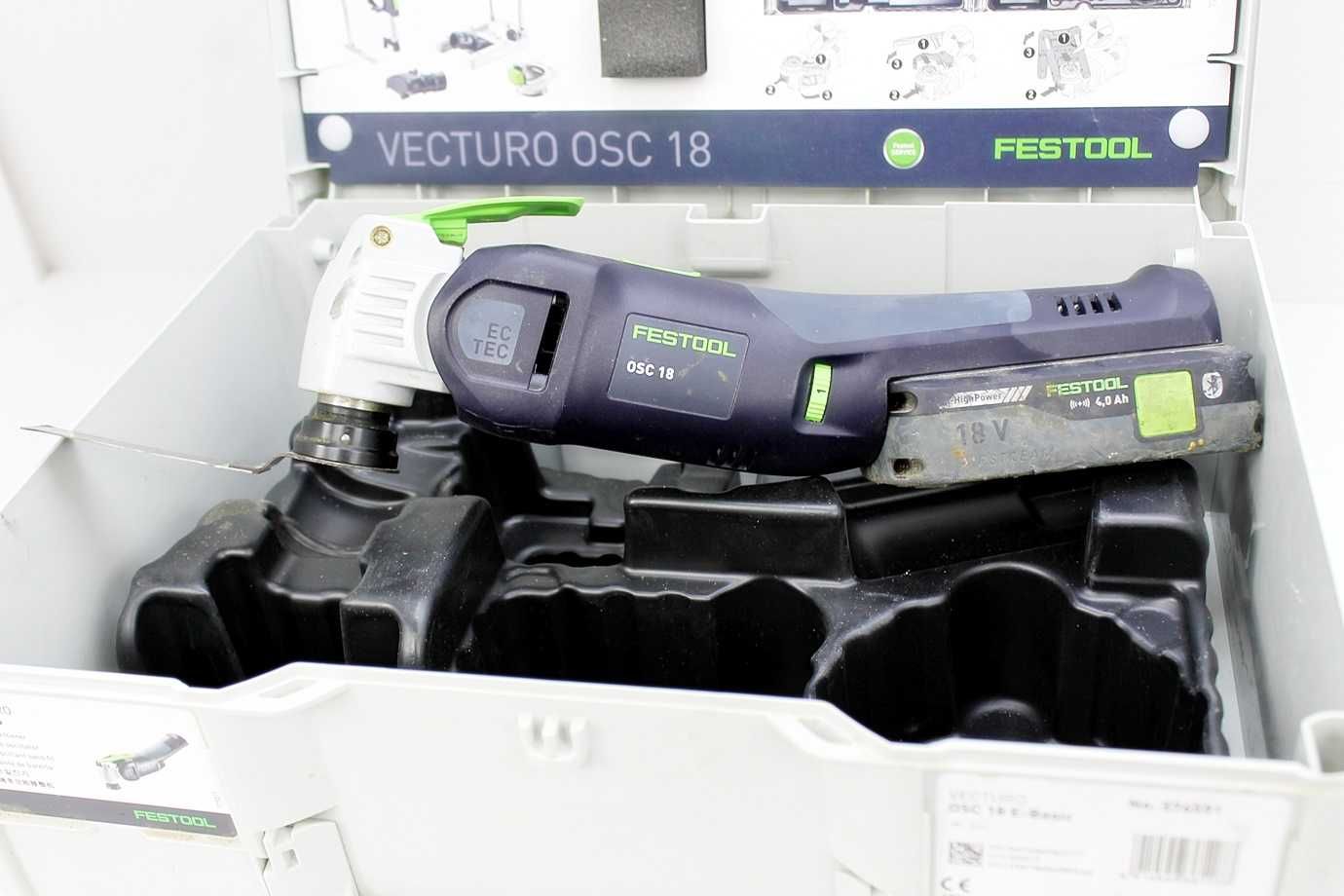 Urządzenie wielofunkcyjne FESTOOL OSC 18 bateria/walizka Lublin