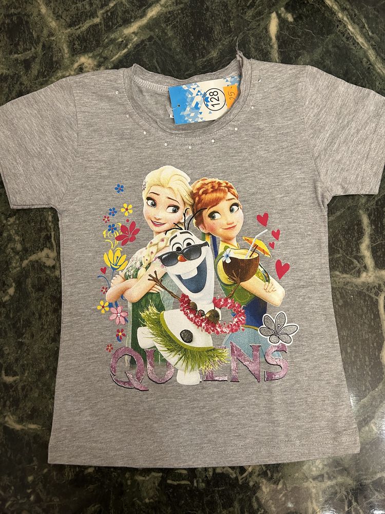 Szara koszulka z Kraina Lodu (Frozen-Disney)