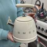 Чайник Смег на плиту чайник Smeg со свистком  електрочайник