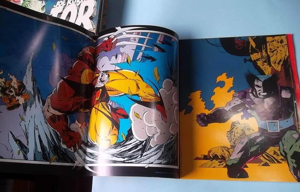 "MARVEL POSTER BOOK" : Wolverine . Com Posters gigantes