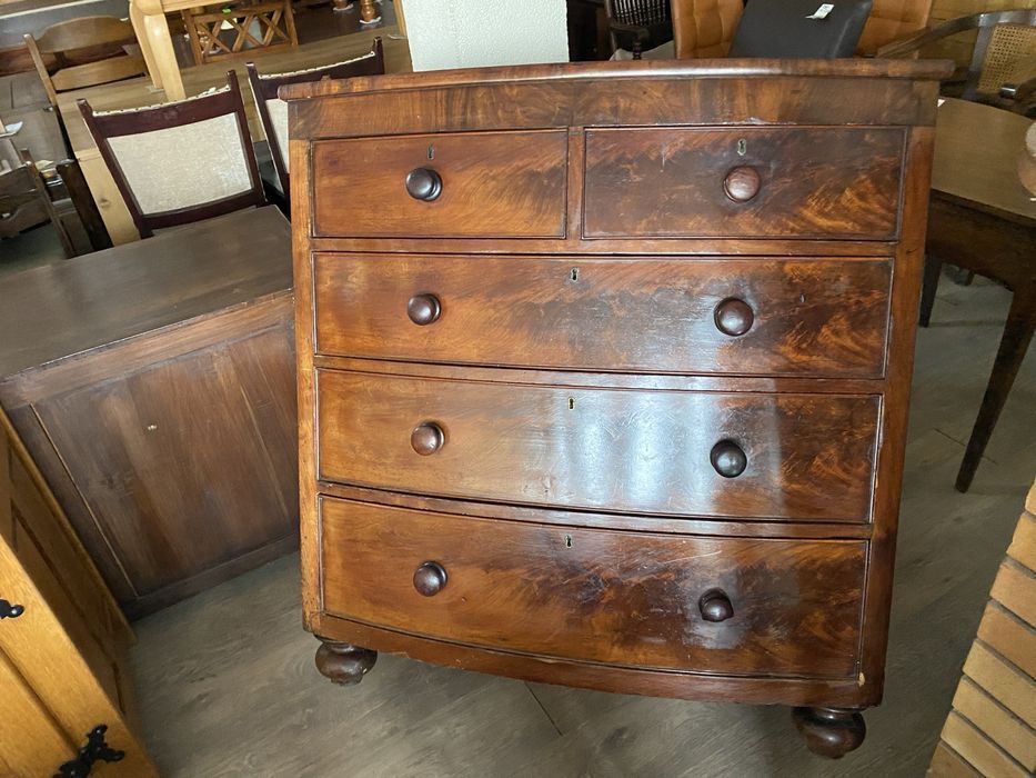 Komoda bieliźniarka drewniana antyk 100% drewno fornirowana FV DOWÓZ