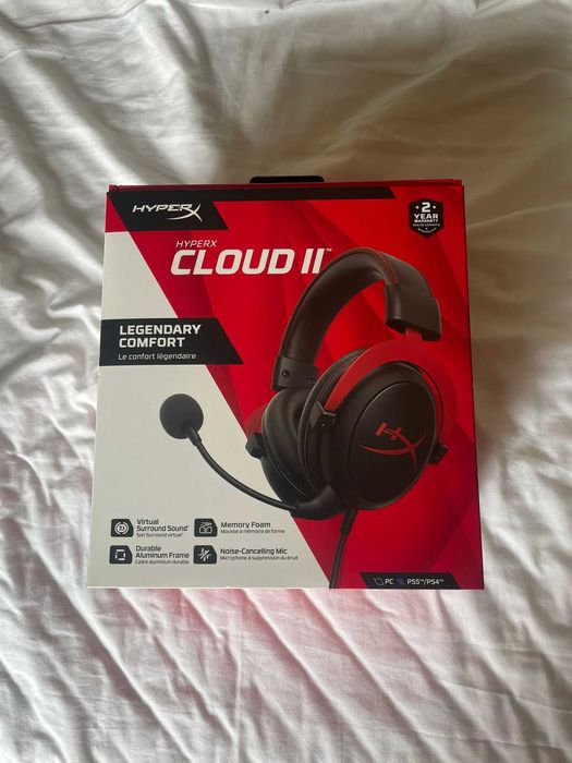 Auscultadores Gaming com Fio HYPERX Cloud II