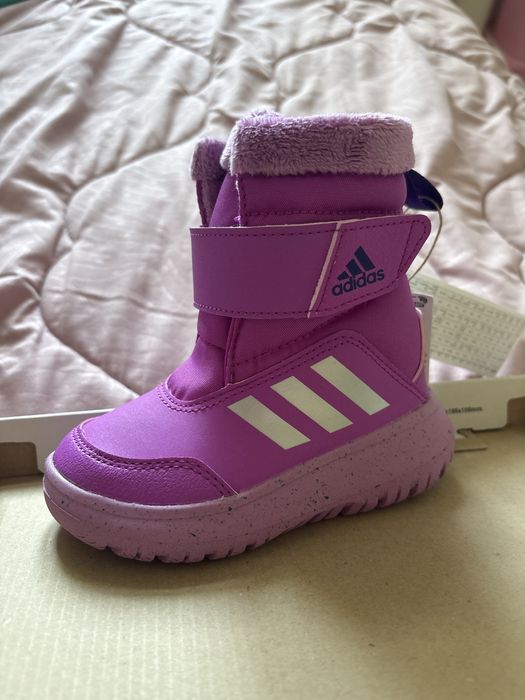 NOWE 14,5cm dziecięce buty zimowe śniegowce ADIDAS WINTERPLAY I IE8672