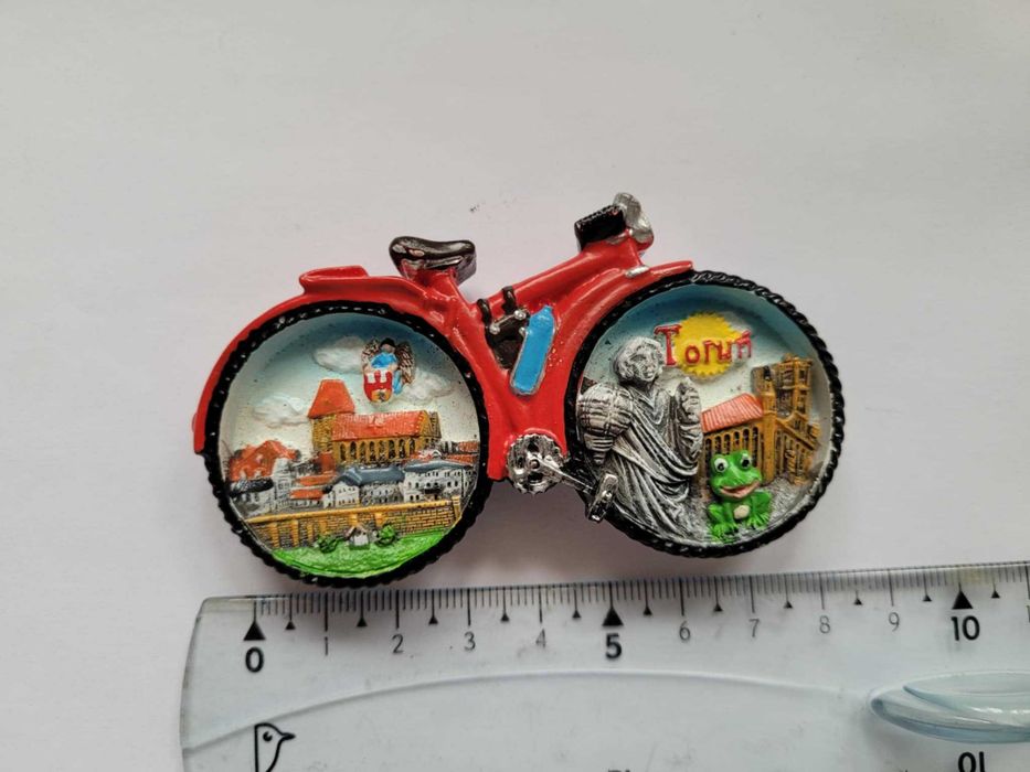 Magnes na lodówkę - 704e. TORUŃ Rower