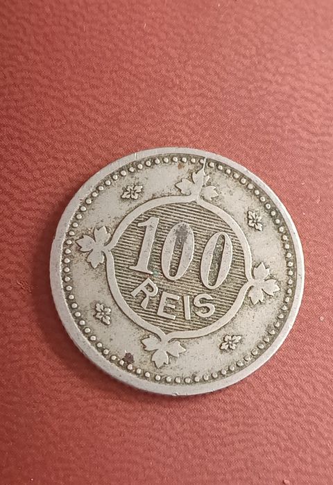 4 Moedas antigas de 100 reis