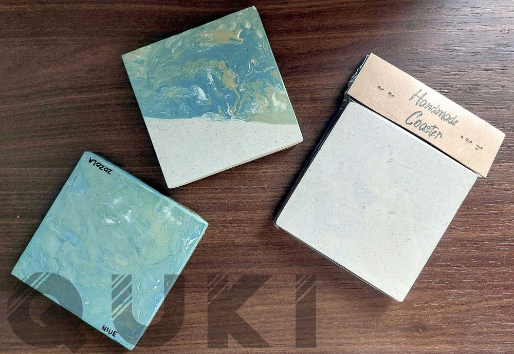 Quki- Ceramiczna podstawka na świecę lub kubek, handmade 2in1