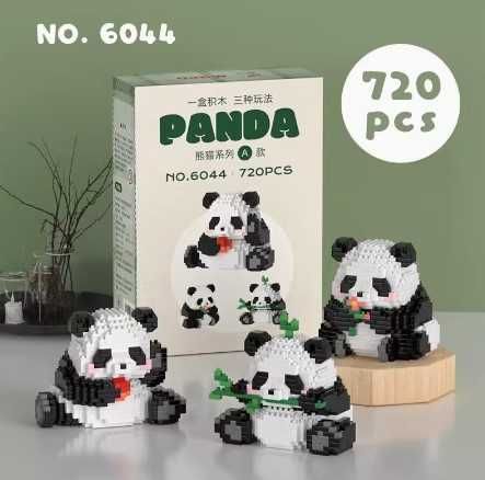 Klocki konstrukcyjnych mikronano bloków 3D Panda.