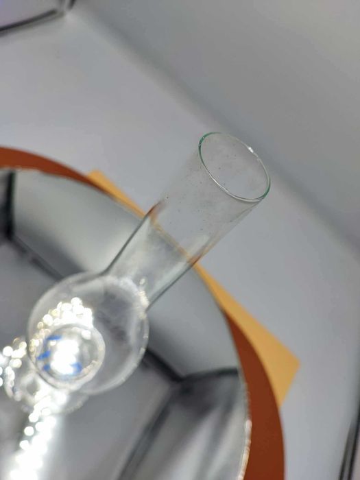 Stary klosz,kominek,śr.42 mm.wys.22,5 cm.