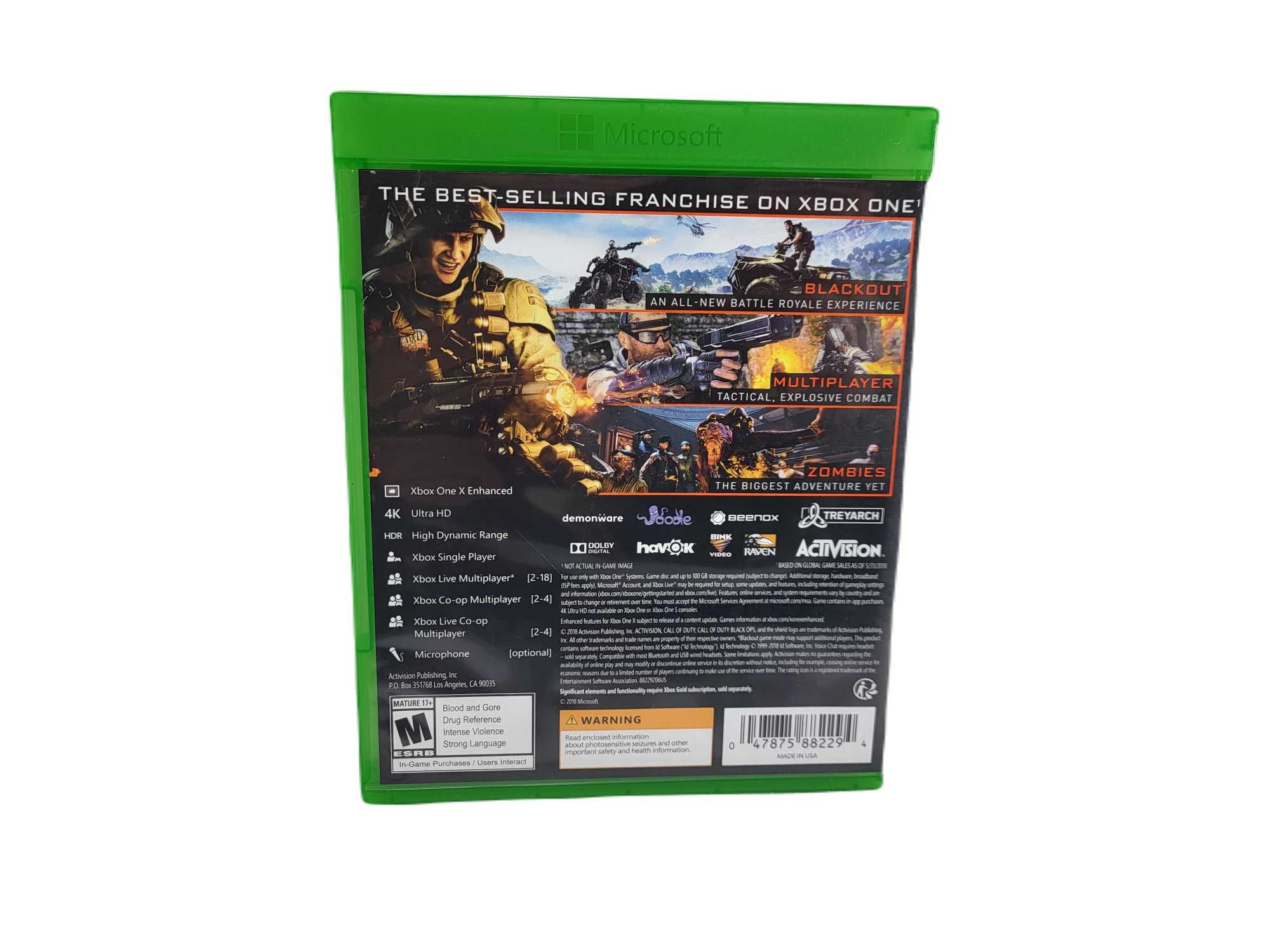gra na xbox one call of duty black ops IIII