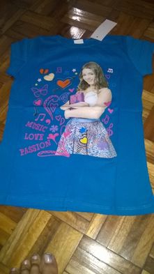 T-shirt's da Violeta novas. tamanhos dos 2 aos 14 anos