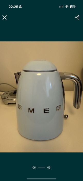 Czajnik SMEG niebieski