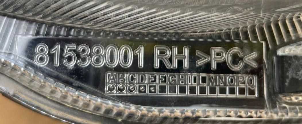 otica frontal ESQ/DT fiat 500 / 500C / abarth . fase 2