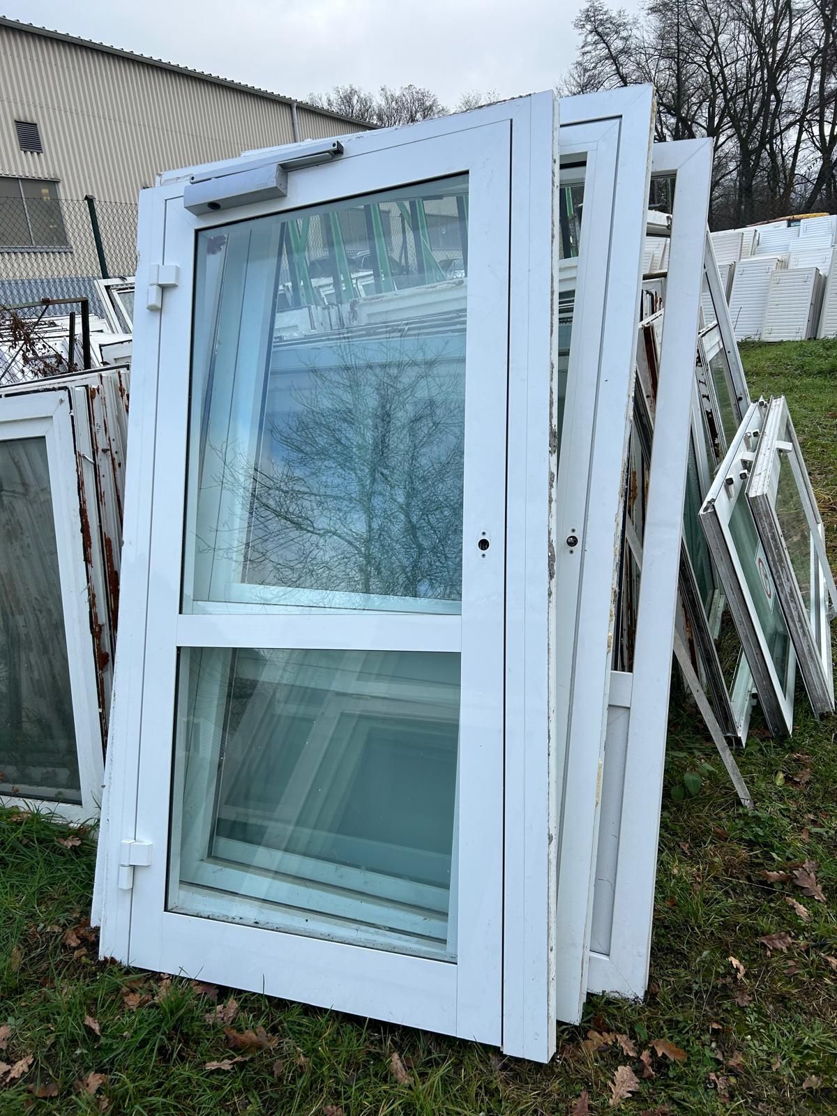 drzwi aluminiowe używane z Niemiec super stan dostawa gratis cały Kraj