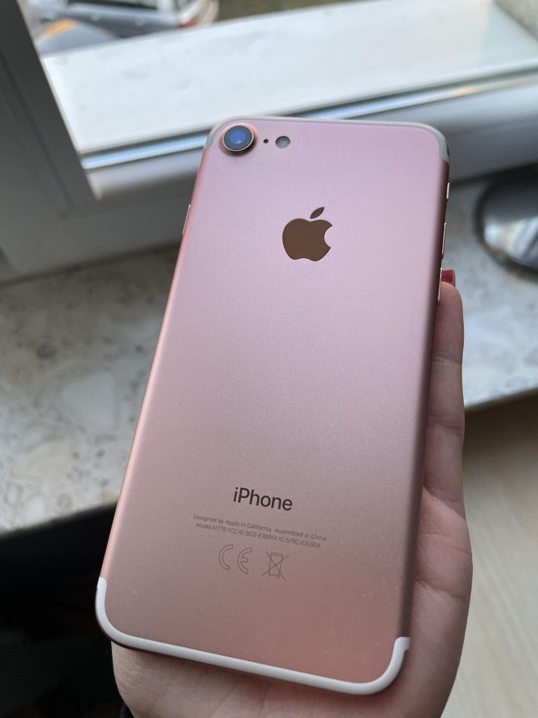 iPhone 7 rose gold 128 GB bateria 100%