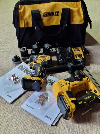 DeWalt Zestaw DCH 072 DCD 703 SCB 124 DCB 112