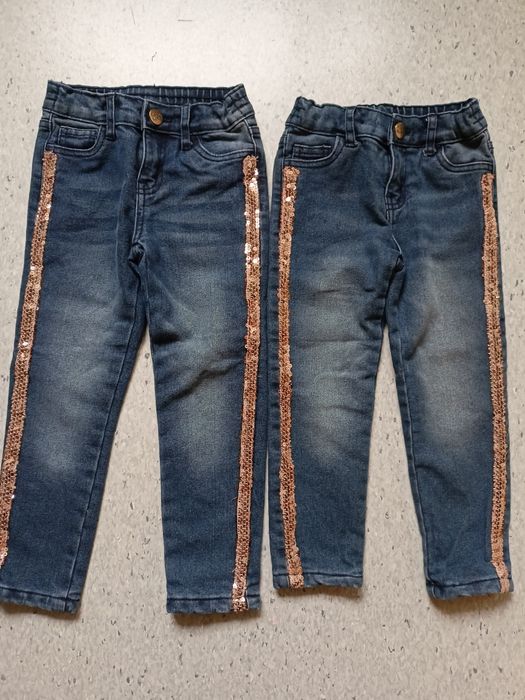 Джинси штани для двійні 104 и 110