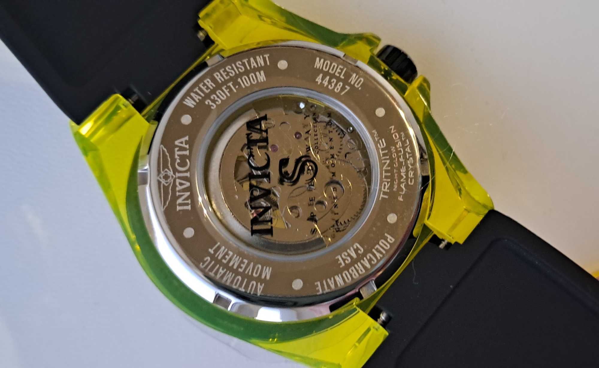 Мужские часы скелетон Invicta Speedway Automatic  (Инвикта)