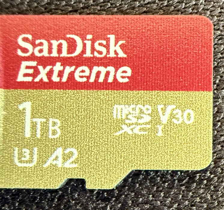SanDisk Extreme cartão micro SDXC 1 TB