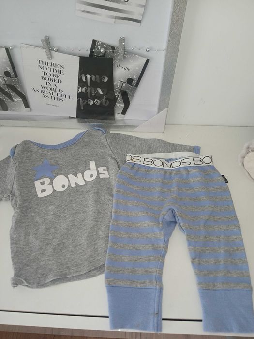 Piżama zestaw Bonds nowa 3-6m