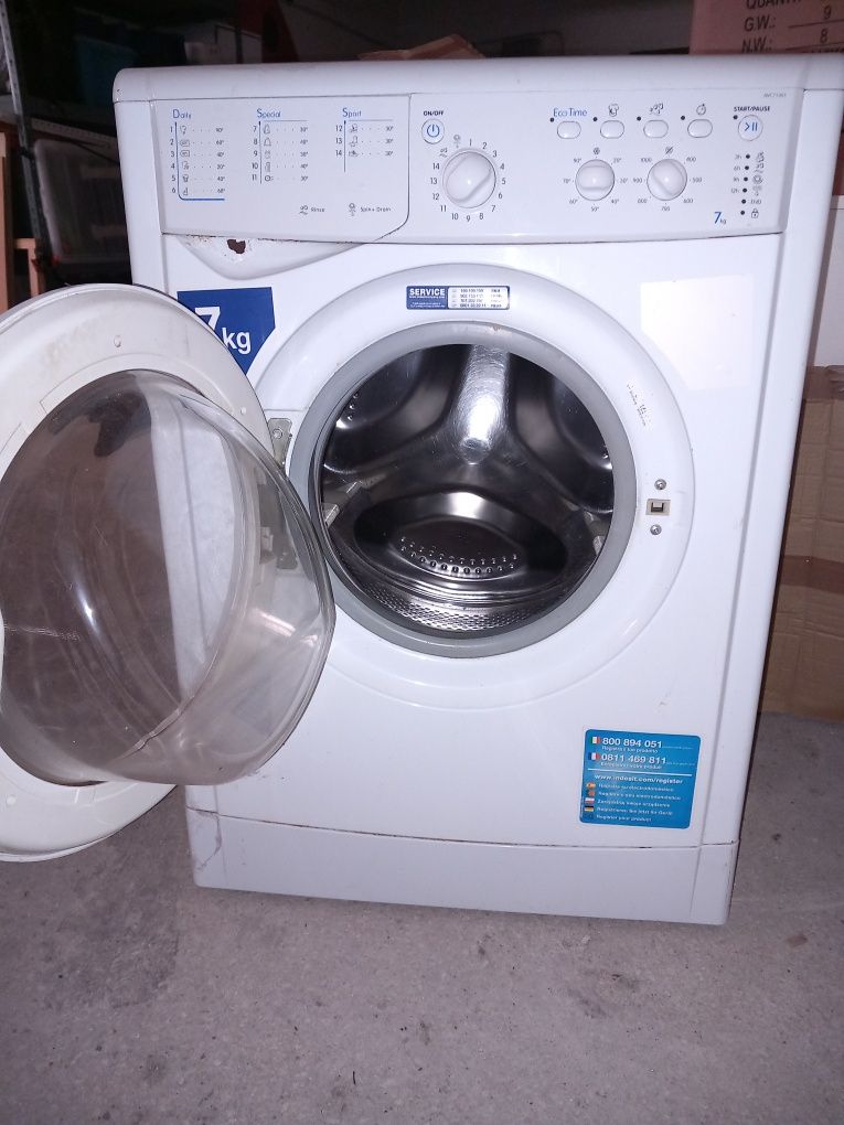 Máquina de lavar roupa indesit 7 kg