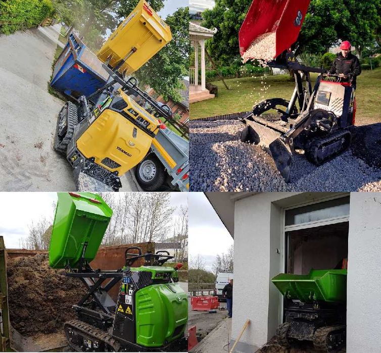 Usługi Minikoparka Orzesze Wiertnica Młot Koparka Łańcuchowa Wozidło