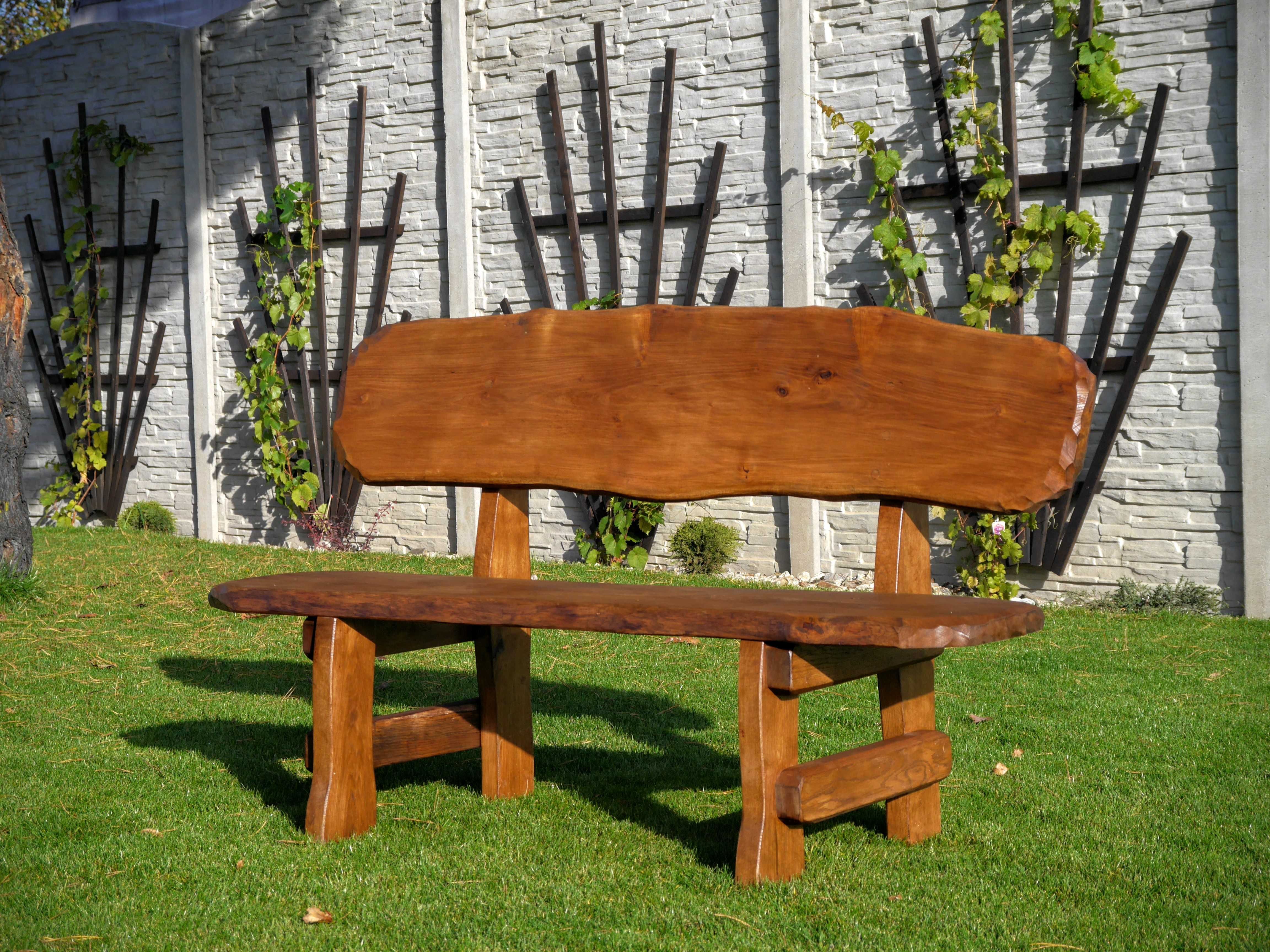 Drewniane meble ogrodowe stół i 2 ławki na 8 osób altana taras