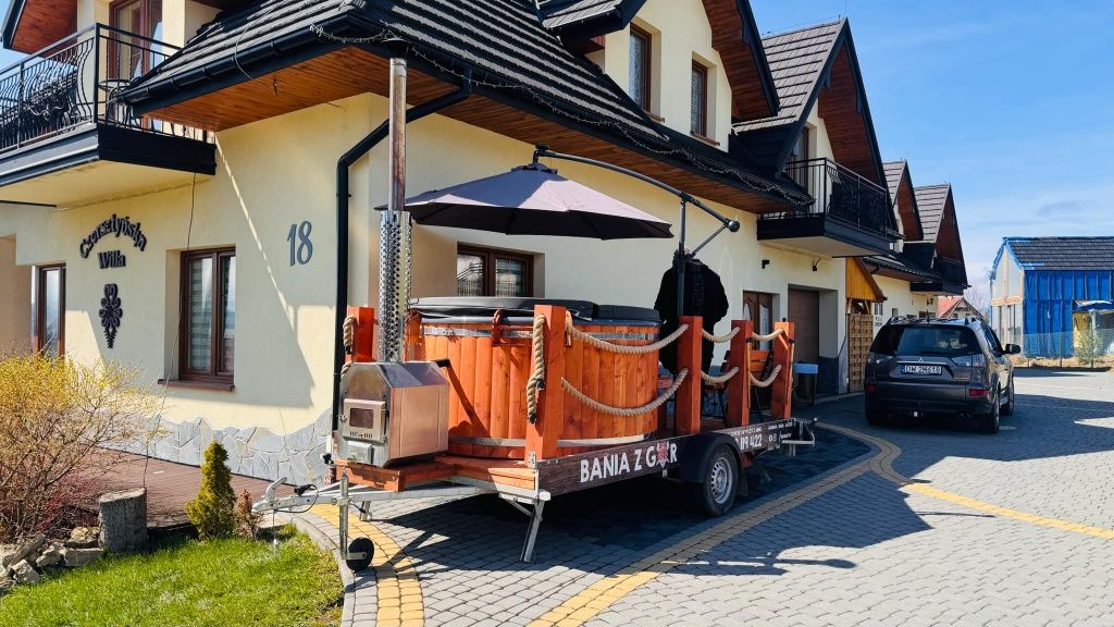 Wynajem jacuzzi balia bania mobilne jacuzzi