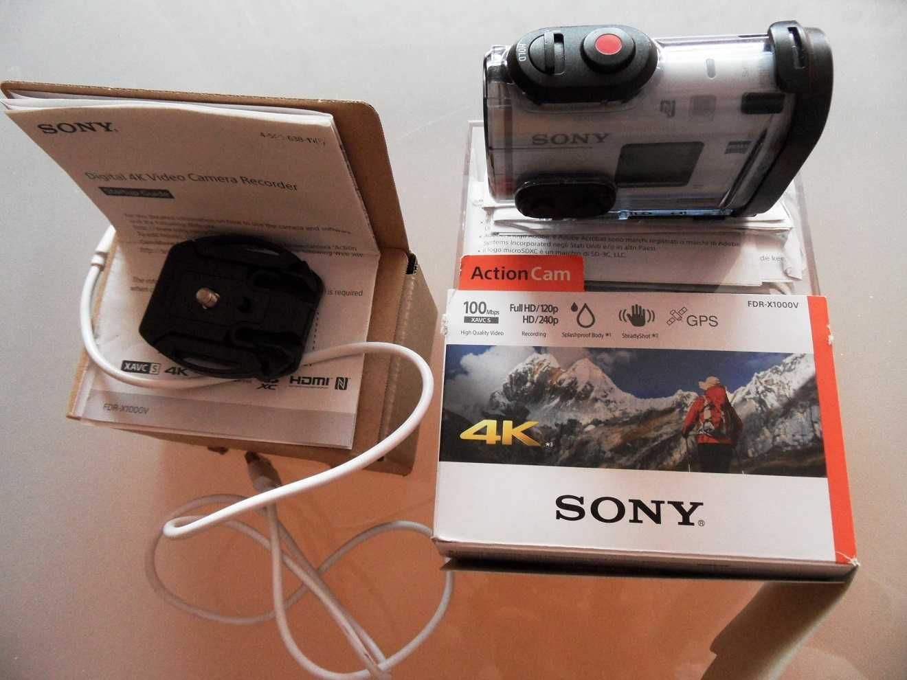 Kamera Sportowa 4K GPS SONY FDR X1000V + karta
