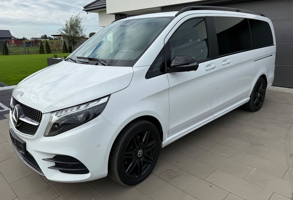 Mercedes-Benz Klasa V Mercedes V klasa v300d 4matic airmatic 7os long hak Amg salon pl FVAT