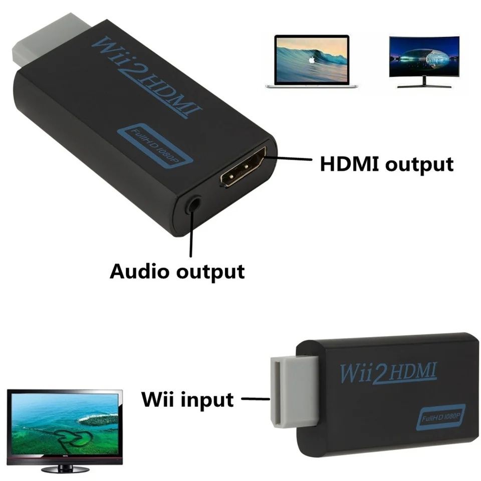 Wii в HDMI. Преобразователь