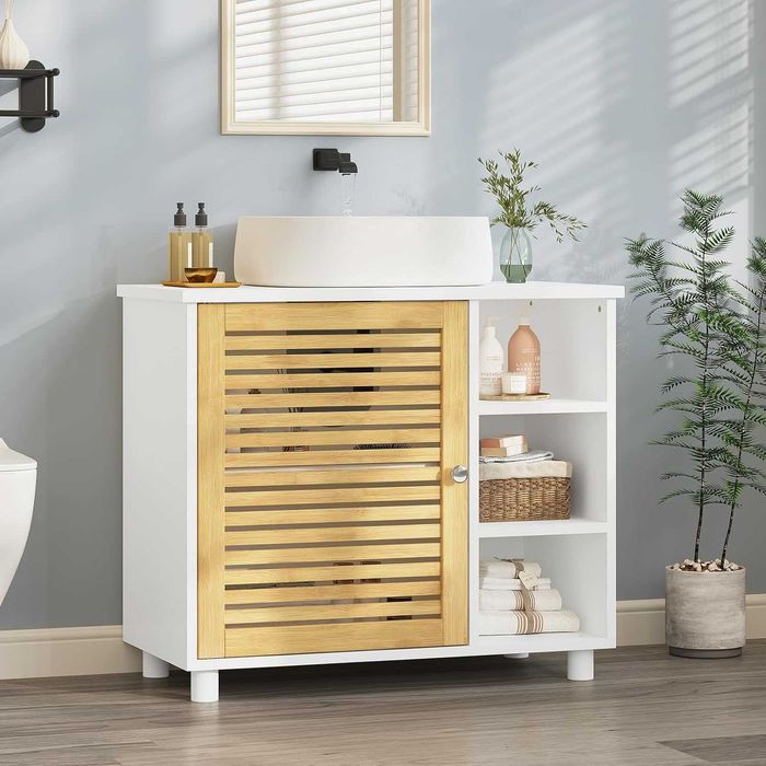 Nowa szafka łazienkowa /komoda /regał/ bambus / kredens / półka !N156!