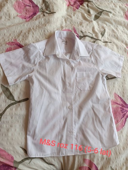 M&S koszula galowa Slim roz116 (5-6 lat)