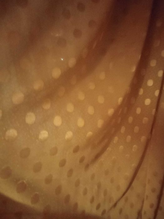 zasłony-sypialnia/salon- 260*150cm-2szt. camel/ grochy