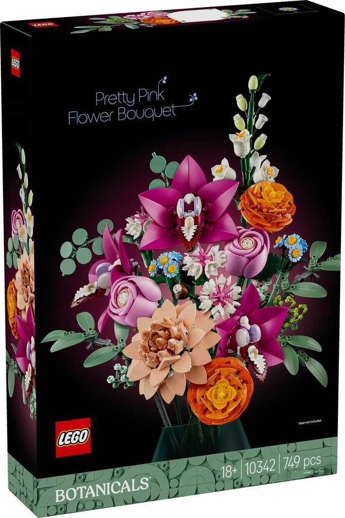 LEGO BOTANICALS 10342 Piękny bukiet kwiatów Walentynki Prezent