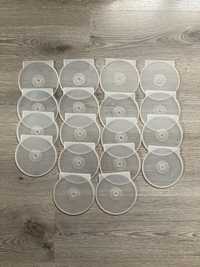 Plastikowe pudełka na płyty CD DVD 18 sztuk