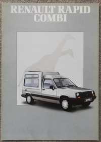 Prospekt Renault Rapid Combi rok 1988