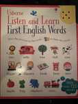 Usborne Listen and learn First English Words