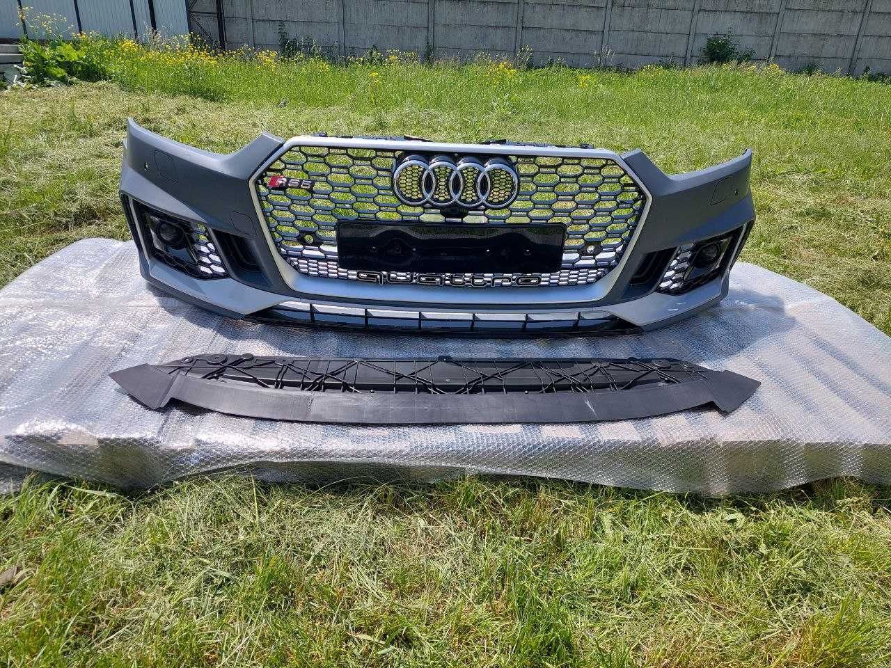 Передній бампер ( стиль RS5 ) V4 на Audi A5 B9 2016-2020 року