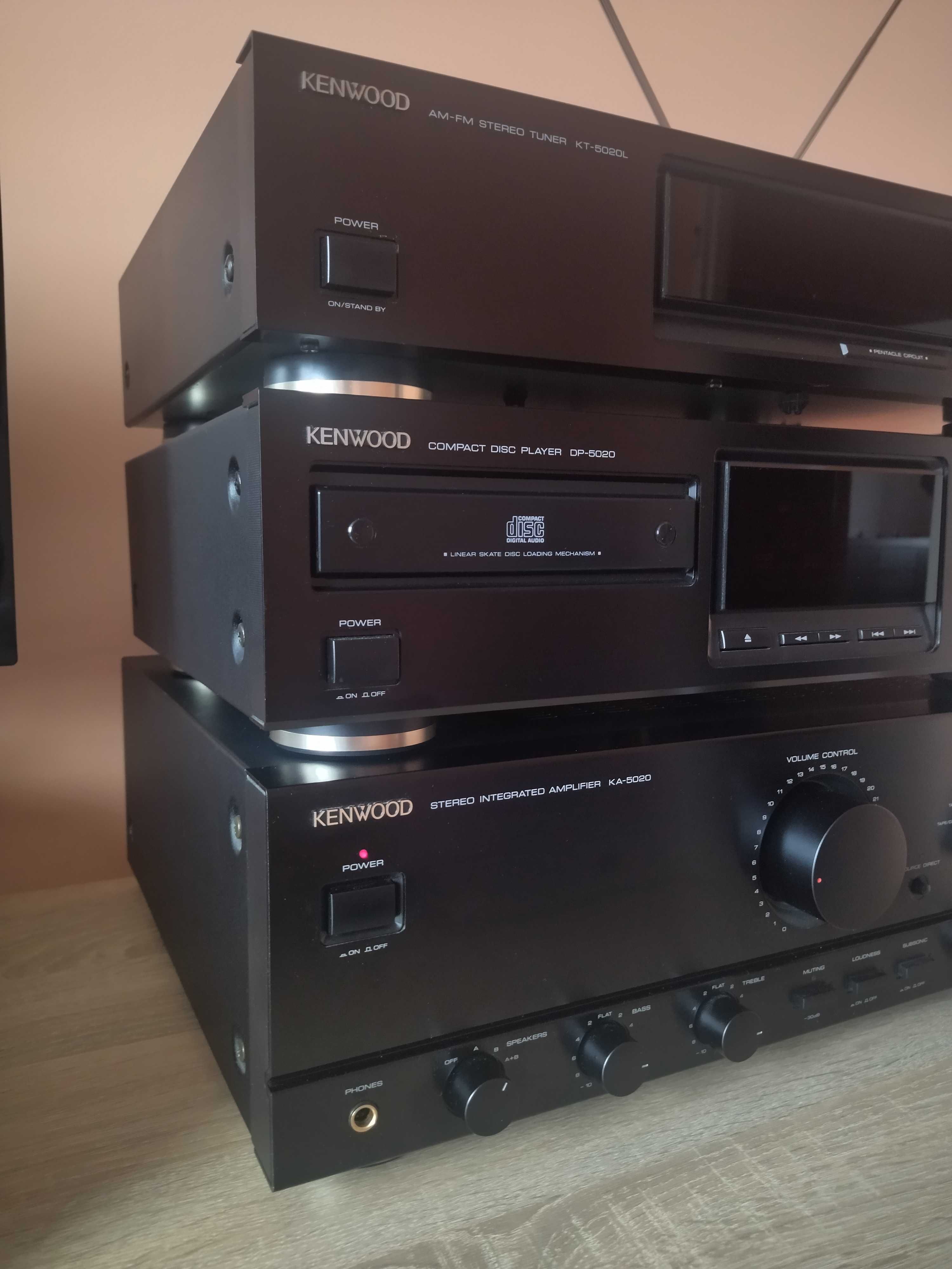 Wieża Kenwood KA-5020; DP-5020; KT-5020L + Kolumny LS-85 2*100 wat MOC