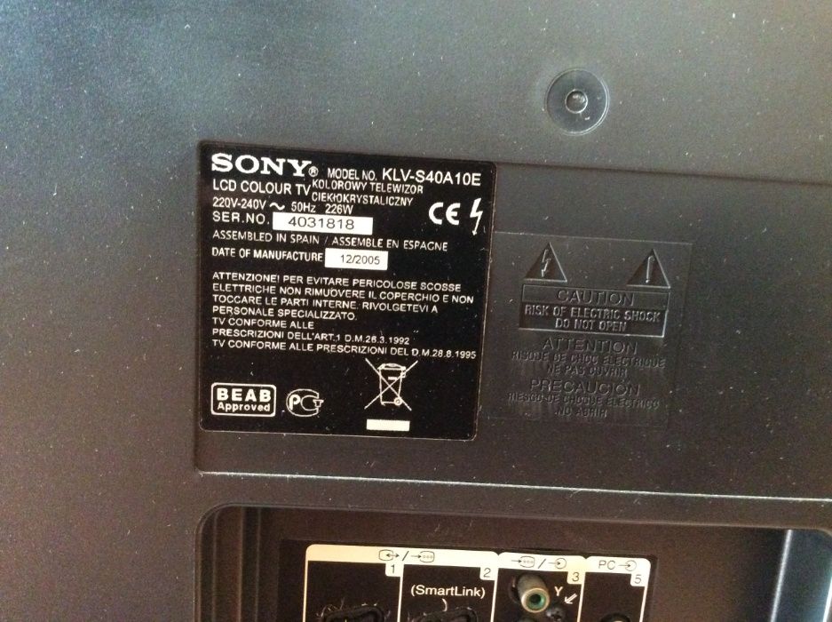 Televisão LCD Sony 40"