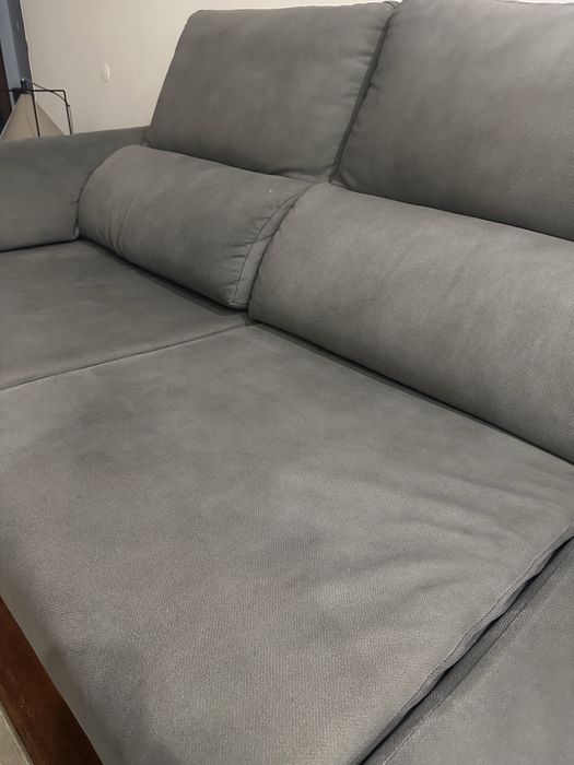Sofa com chaise long (3x) impermeabilizado