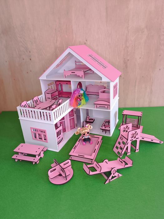 Будинок з меблями для Лол Ляльковий будиночок