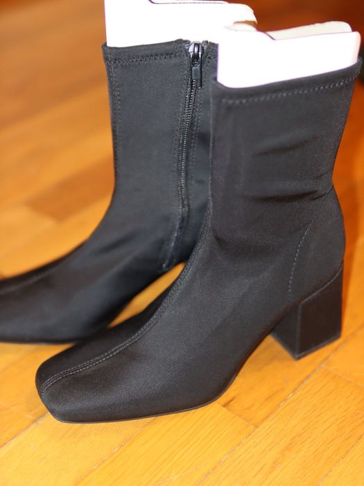 Botins meia Zara 37 pretos