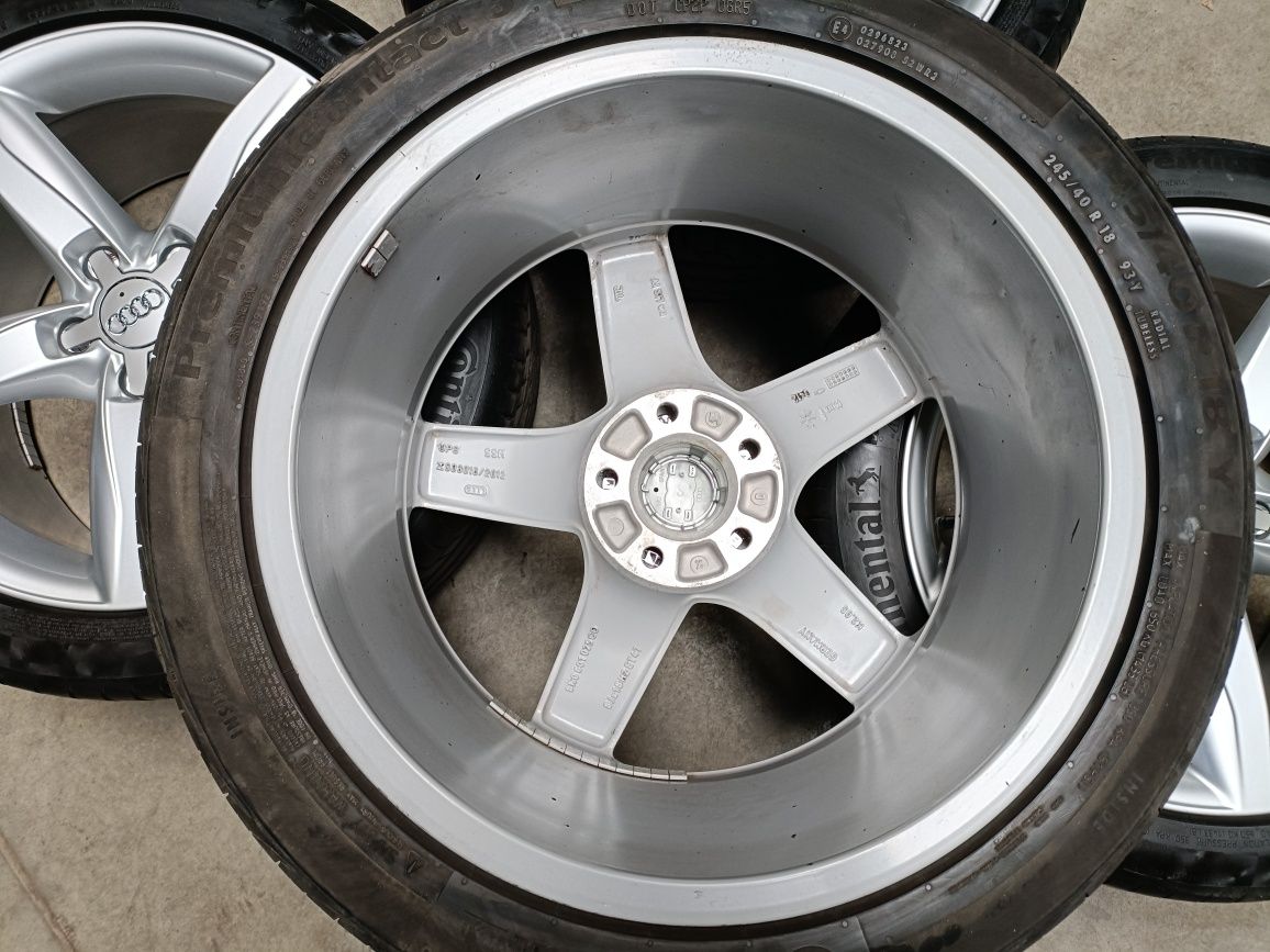 Alufelgi Koła Letnie Audi S-Line 18 cali 5x112 A4 A6 A3, VW