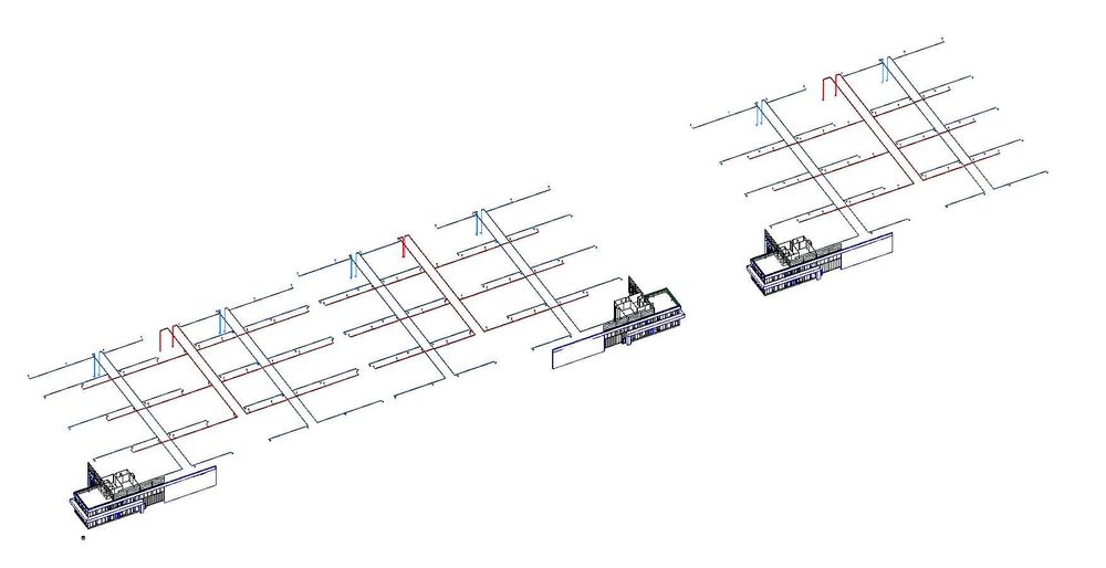 Modelowanie BIM 3D_Modele instalacji sanitarnych, konstrukcja, sieci
