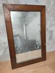 Stare retro vintage Lustro zdobione 44x68
