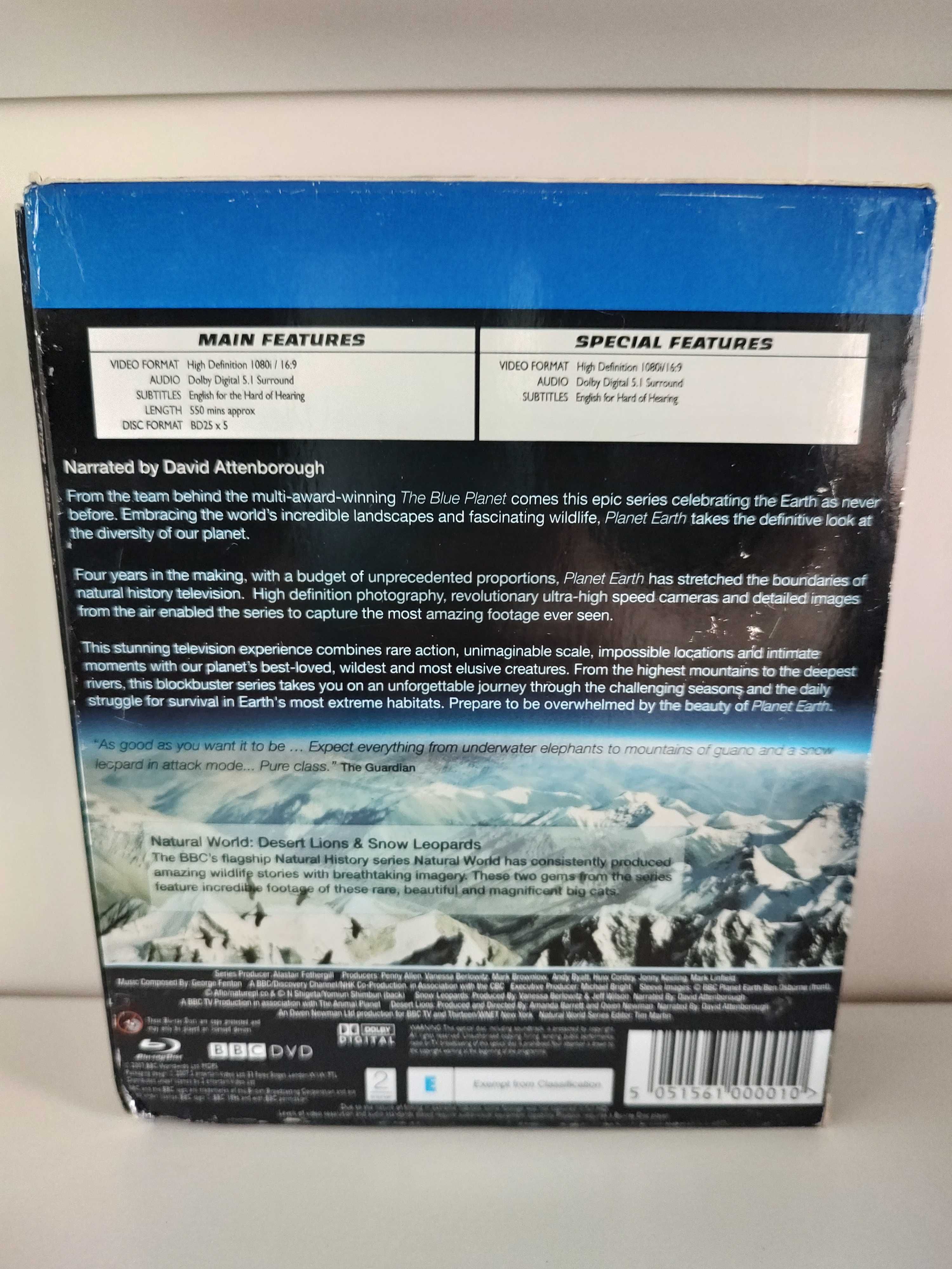 Planet Earth - Planet Ziemia 5xBlu-Ray (wyd. UK, bez PL)