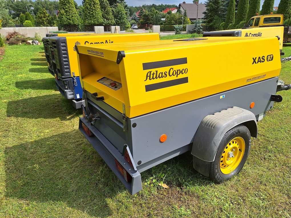 Kompresor Sprężarka Atlas Copco XAS97 2015 Deutz 1217mtg! Jak NOWA!