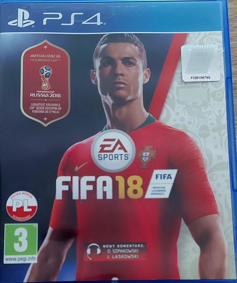 Używana gra Fifa 18 Ps4