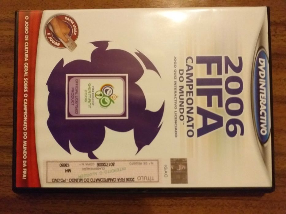 Dvd fifa 2006 interativo jogo